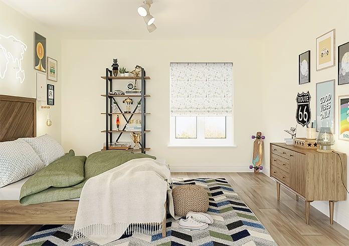 Dino Park, Forest - Motorised Roman Blind - Image 8